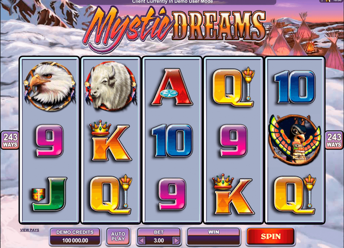 mystic dreams microgaming slot machine