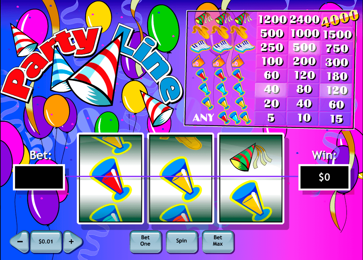 party line playtech slot machine