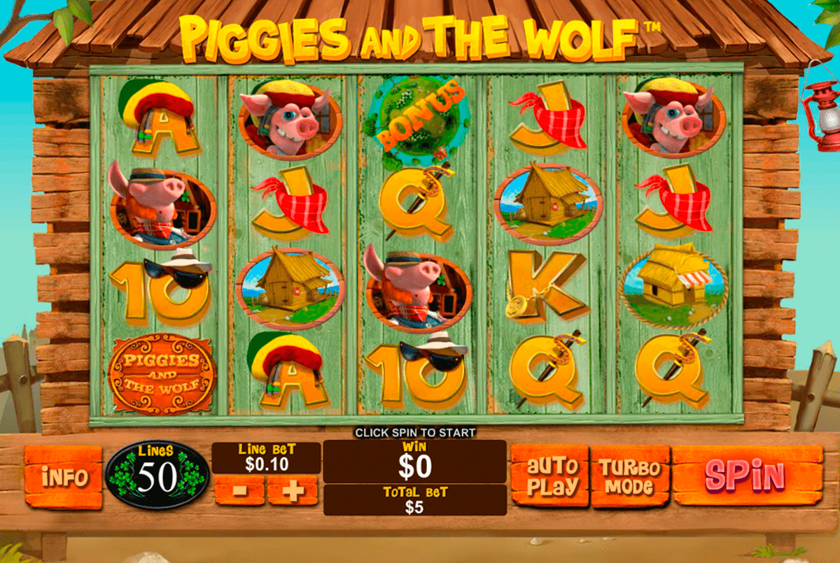 piggies and the wolf playtech slot machine