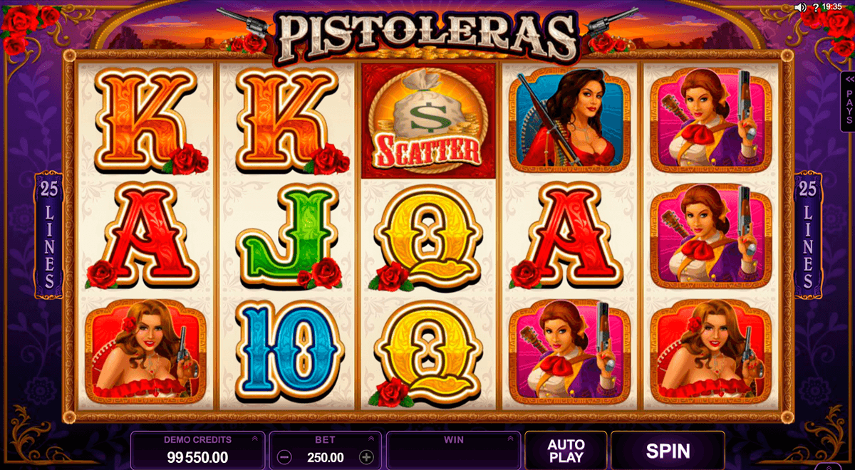 pistoleras microgaming slot machine