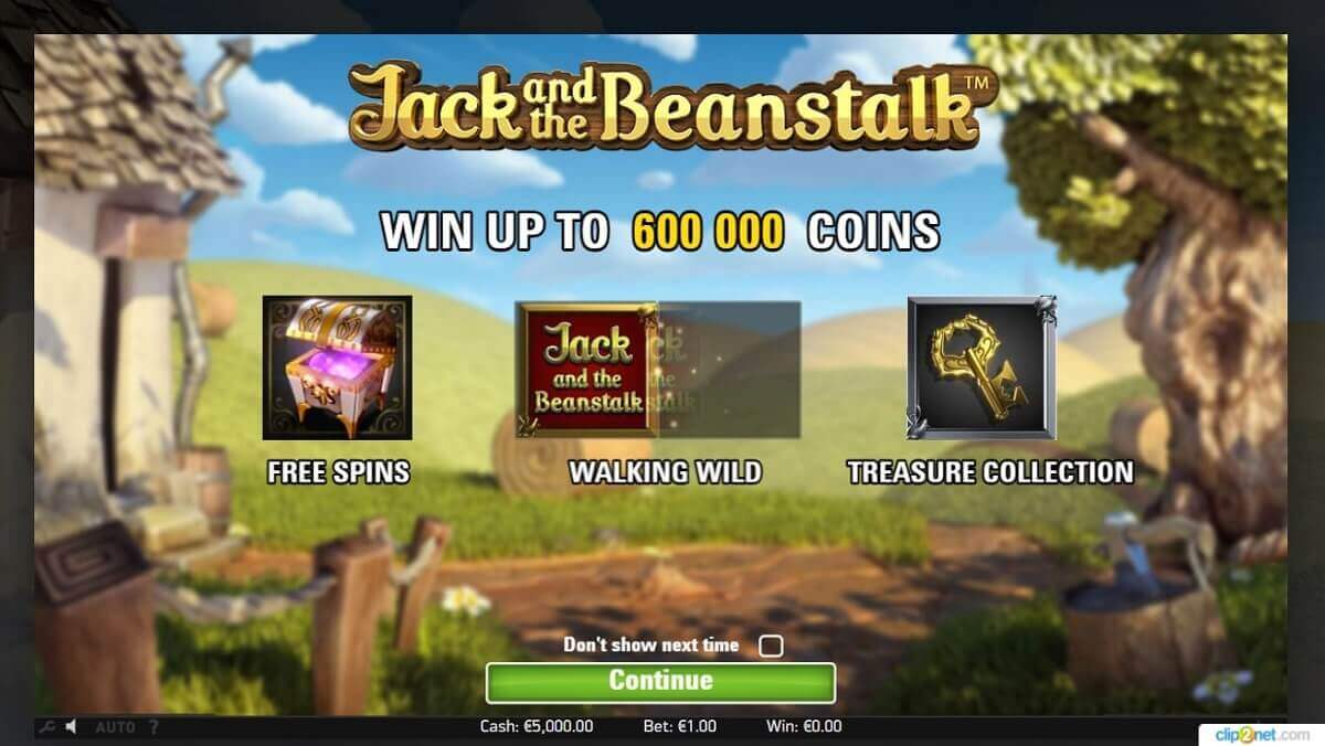 play jack and the beanstalk slot game