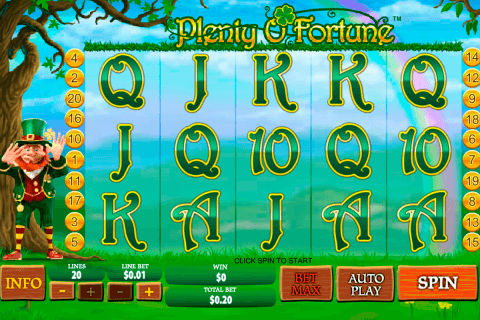 plenty o fortune playtech slot machine