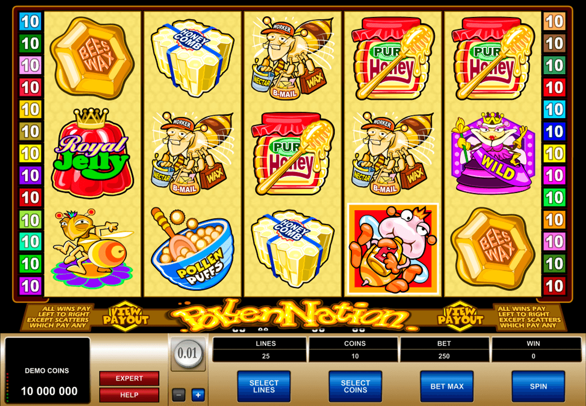 pollen nation microgaming slot machine