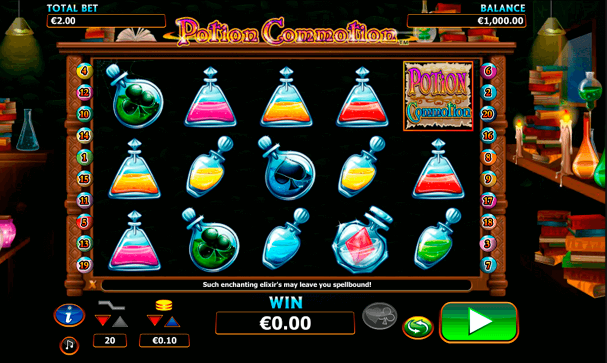 potion commotion netgen gaming slot machine