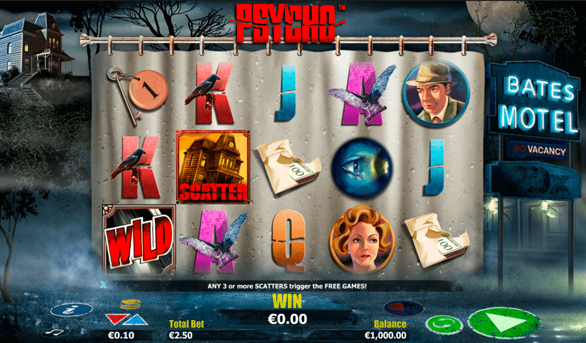 psycho netgen gaming slot machine
