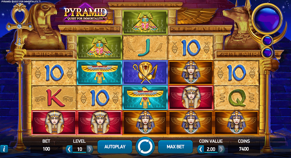 pyramid quest for immortality netent slot machine