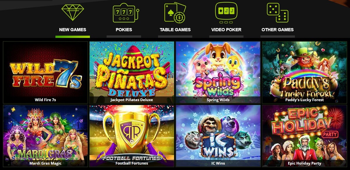 raging bull casino games