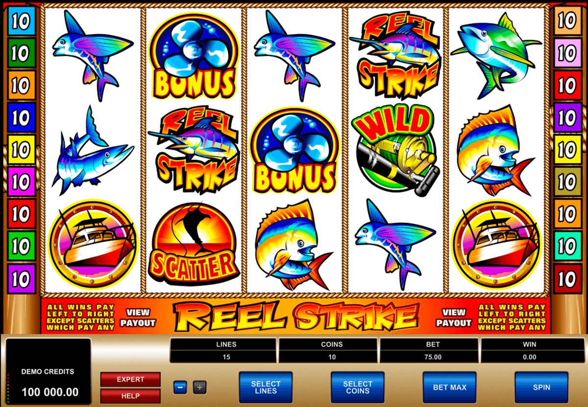 reel strike microgaming slot machine