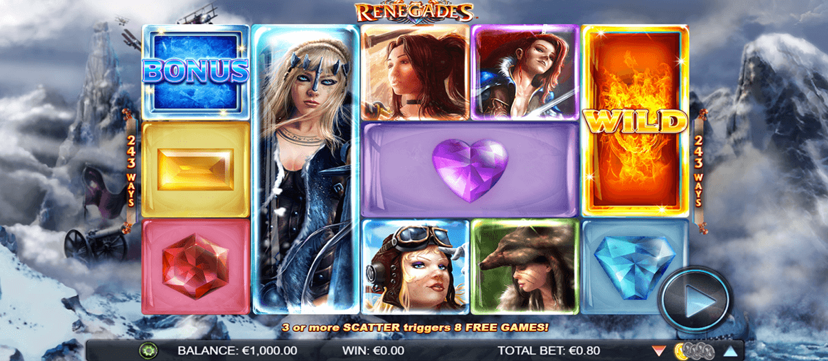 renegades nextgen gaming slot machine