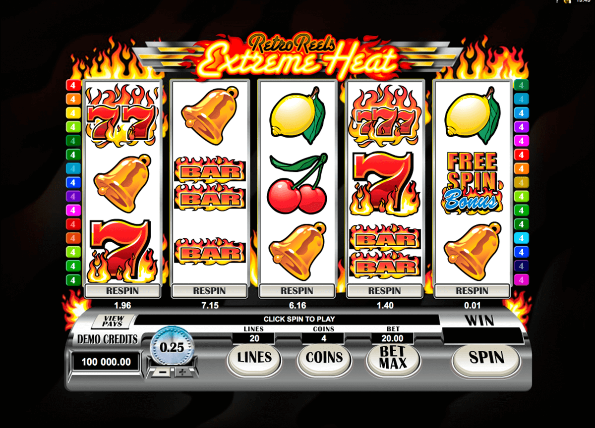 Retro reels extreme heat slot