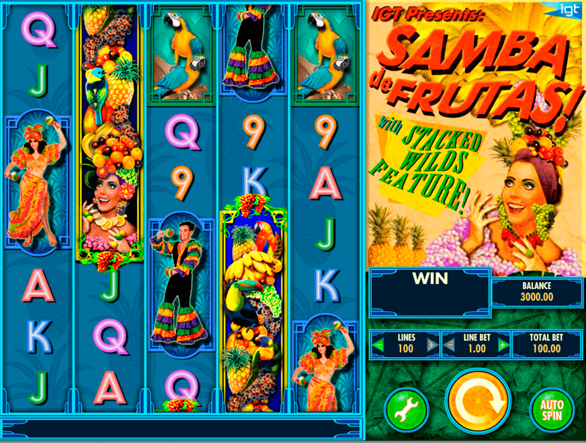 samba de frutas igt slot machine