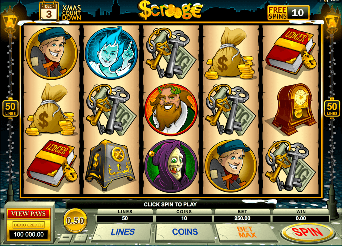 scrooge microgaming slot machine