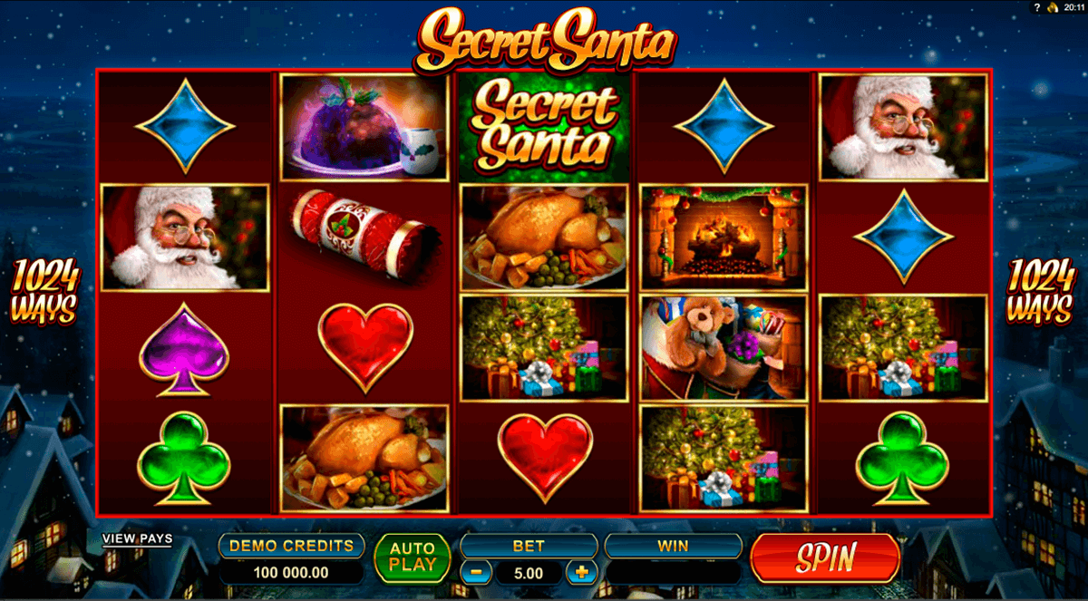 secret santa microgaming slot machine
