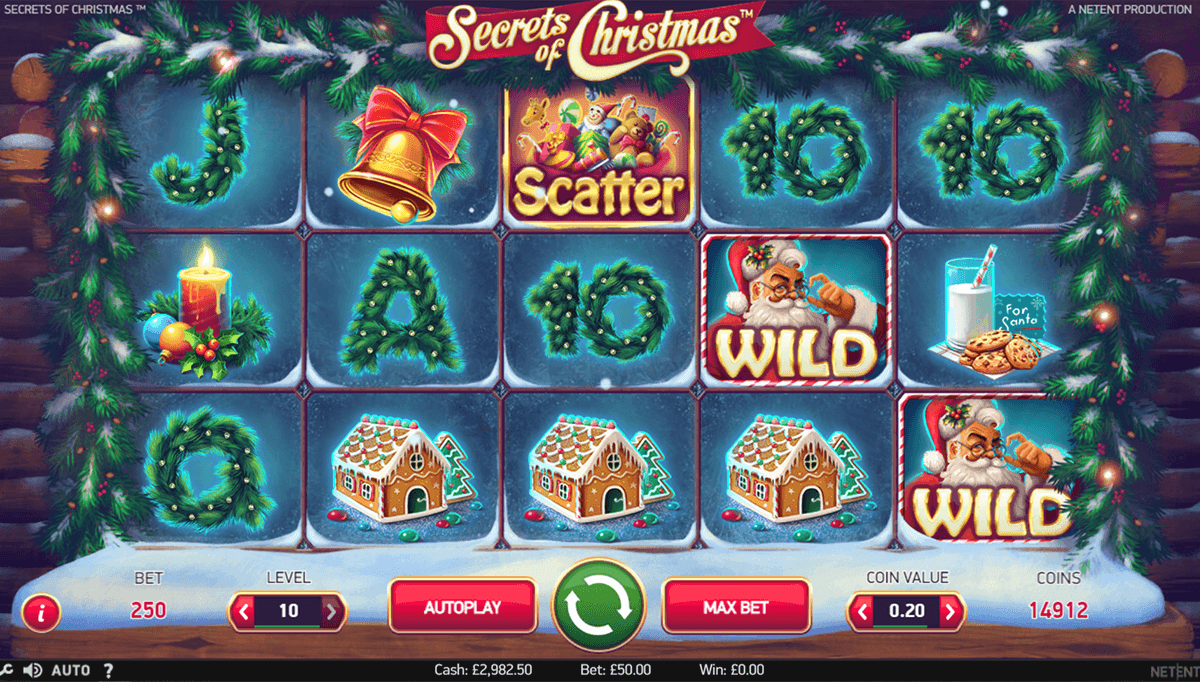 secrets of christmas netent slot machine 