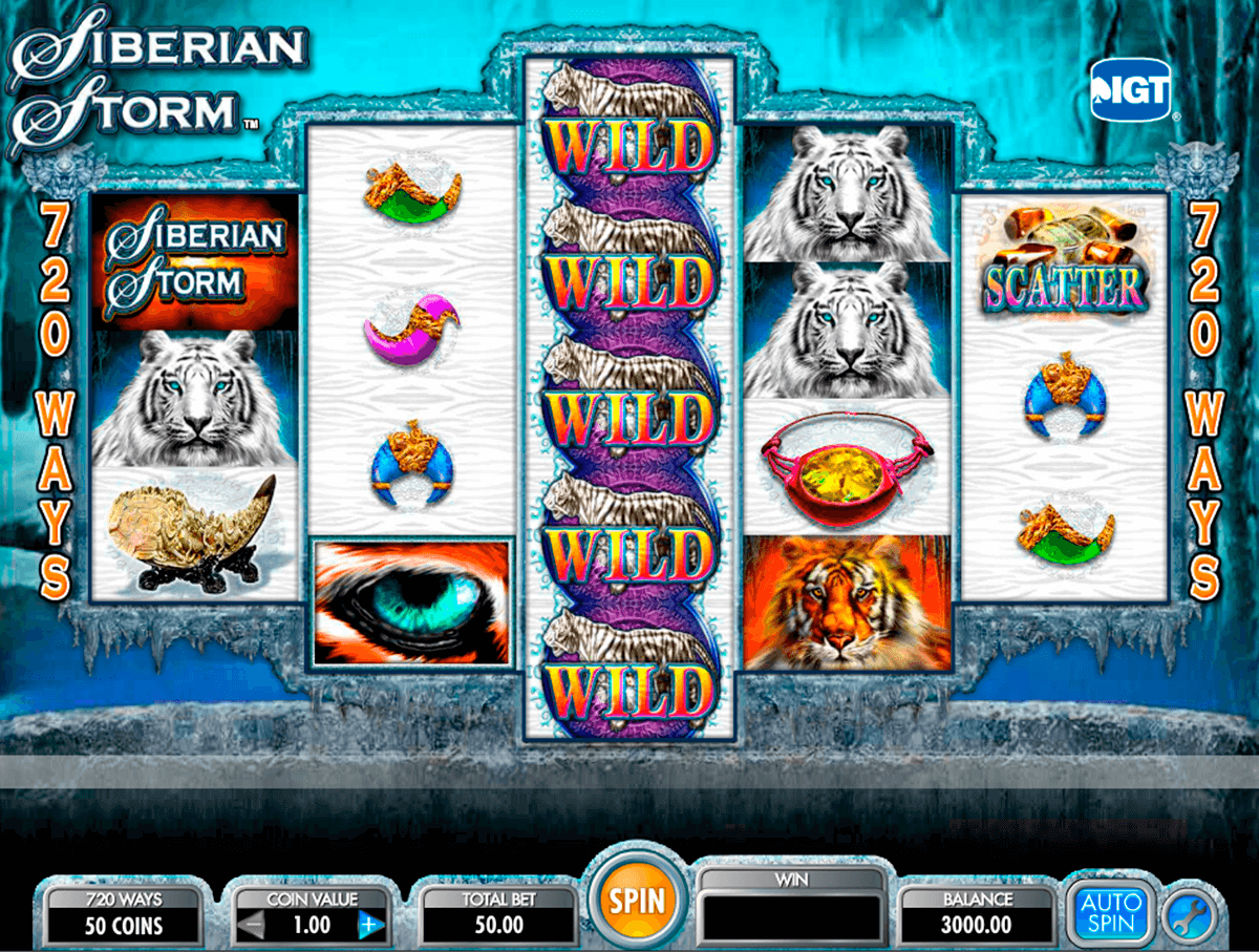 siberian storm igt slot machine 