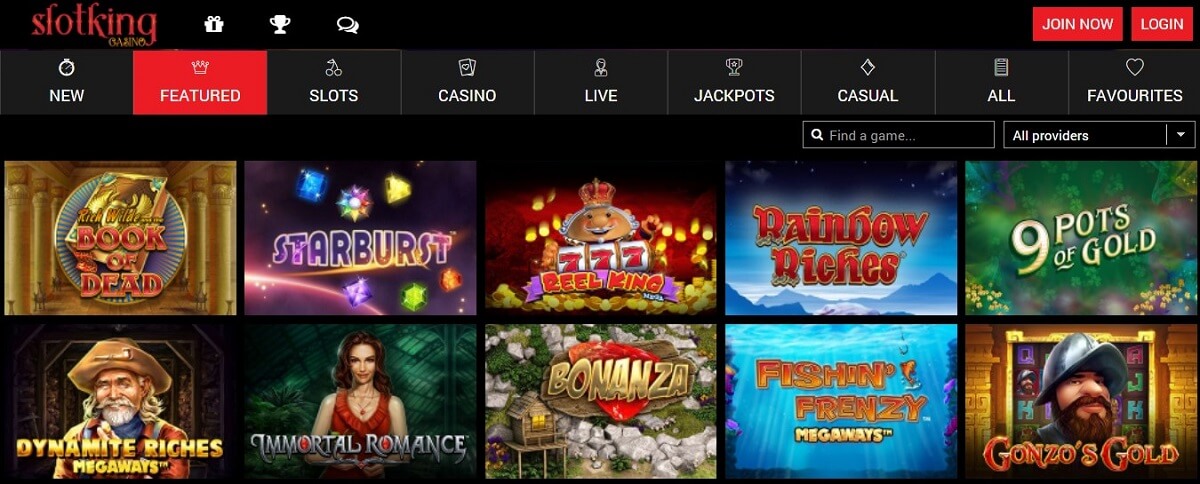 slotking casino games