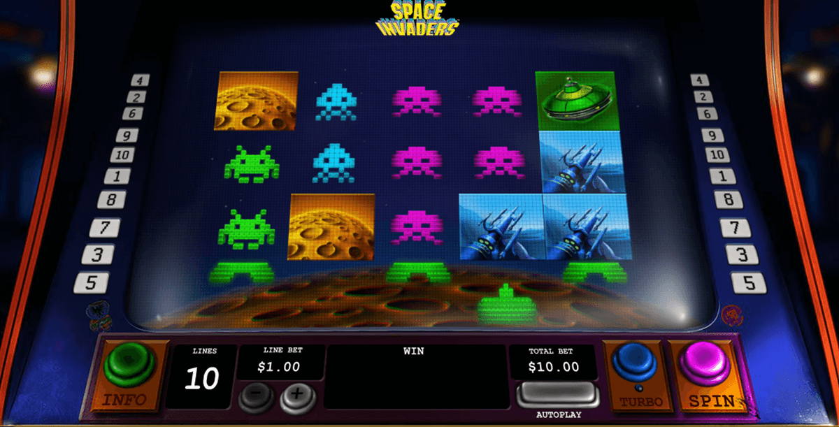 Space invaders slot machine strategy