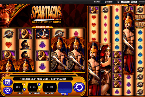 spartacus wms slot machine