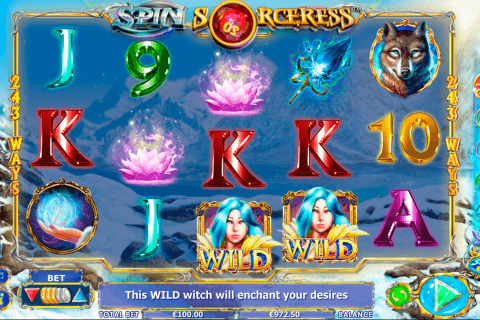 spin sorceress netgen gaming slot machine