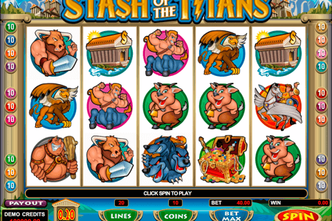 stash of the titans microgaming slot machine