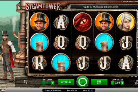 steam tower netent slot machine