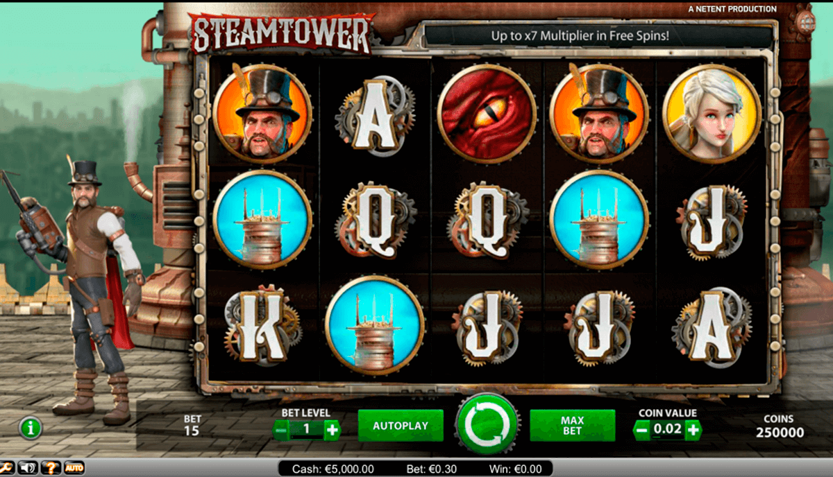 steam tower netent slot machine 