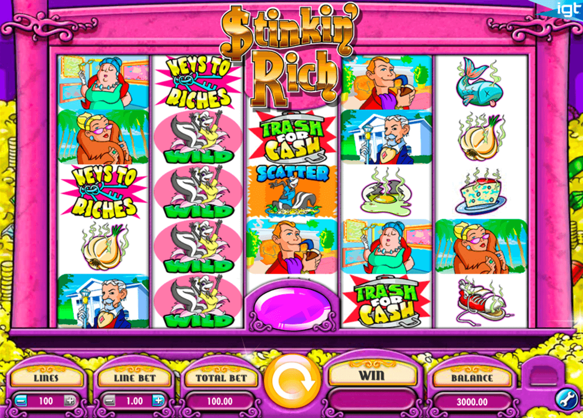 stinkin rich igt slot machine