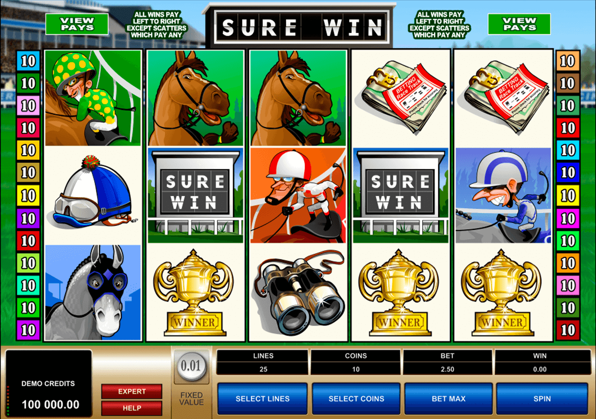 sure win microgaming slot machine