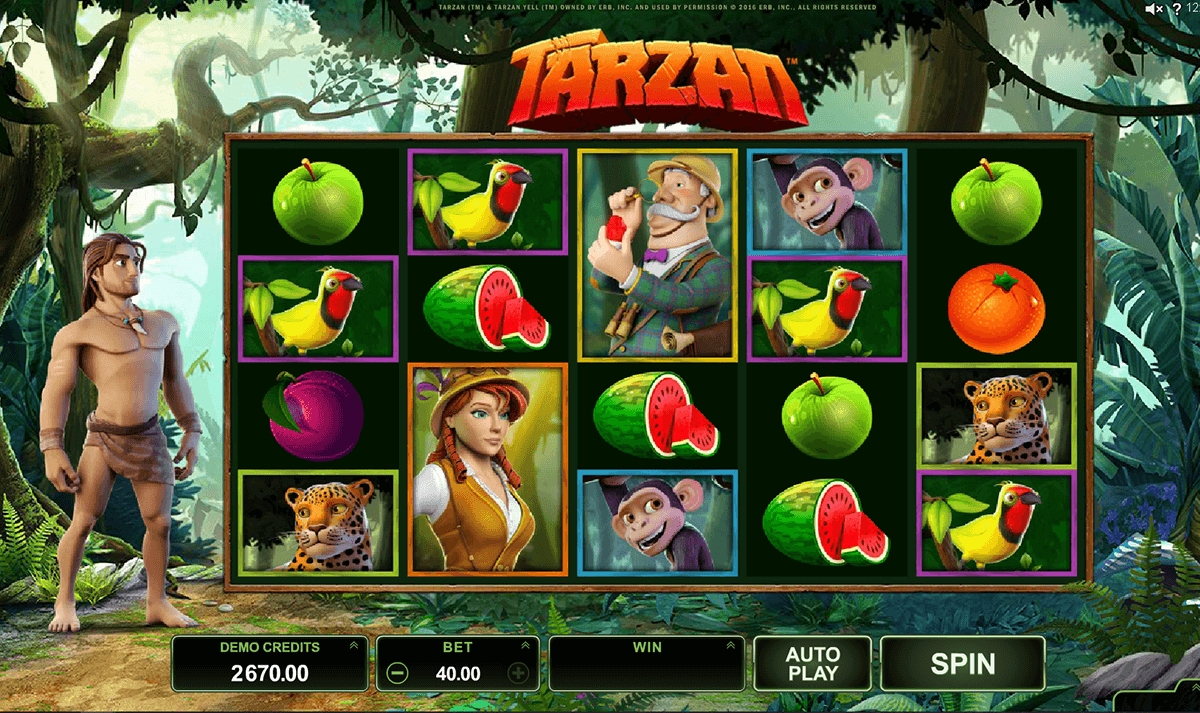 tarzan microgaming slot machine