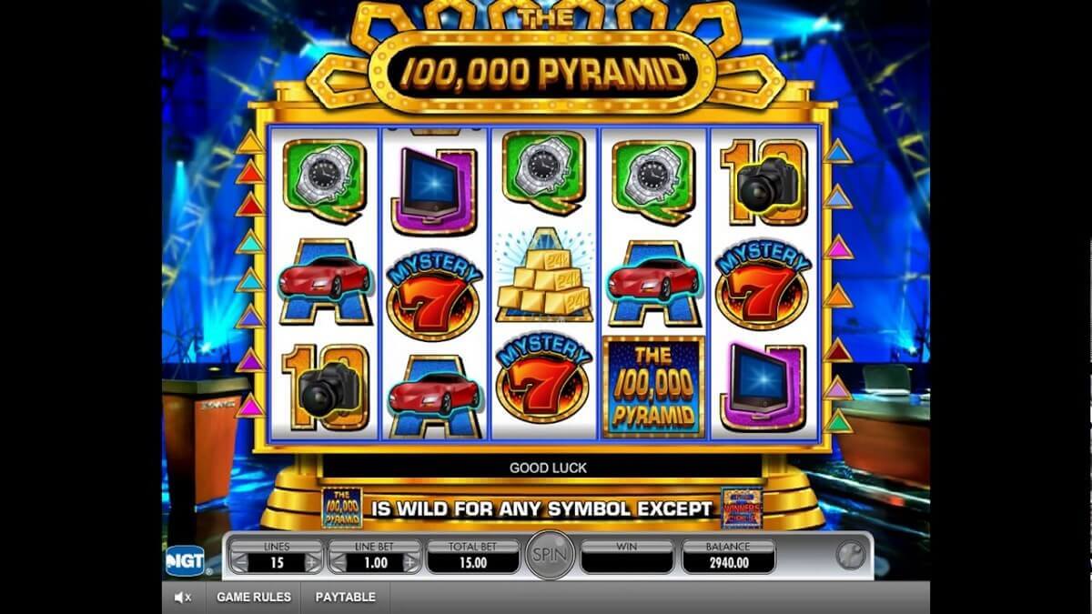 100,000 Piramid slot machine