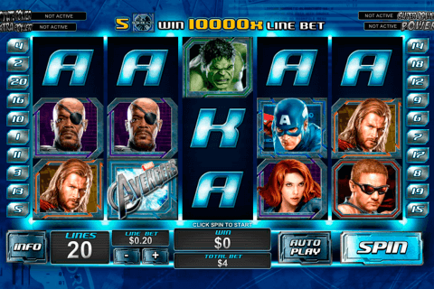 the avengers playtech slot machine