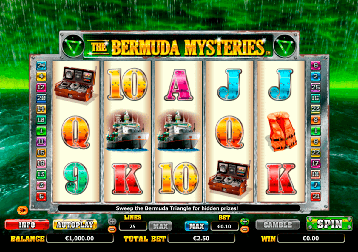 the bermuda mysteries nextgen gaming slot machine
