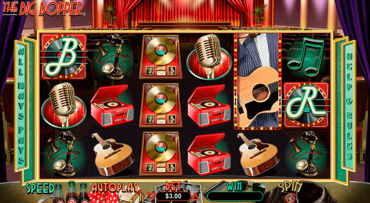 the big bopper rtg slot machine