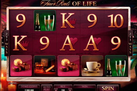the finer reels of life microgaming slot machine