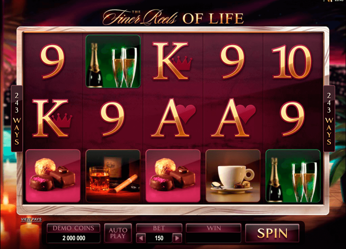 the finer reels of life microgaming slot machine 