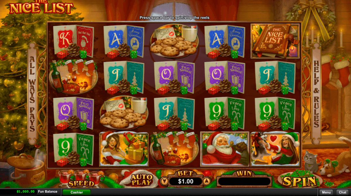 the nice list rtg slot machine
