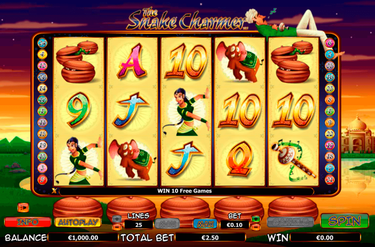 The Snake Charmer Slot Machine