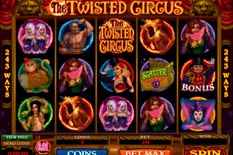 the twisted circus microgaming slot machine