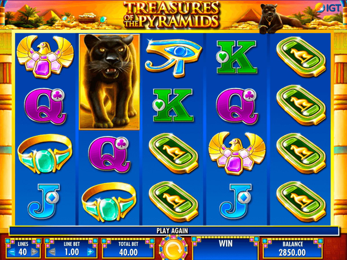 Treasure Of The Pyramids Slot Machine