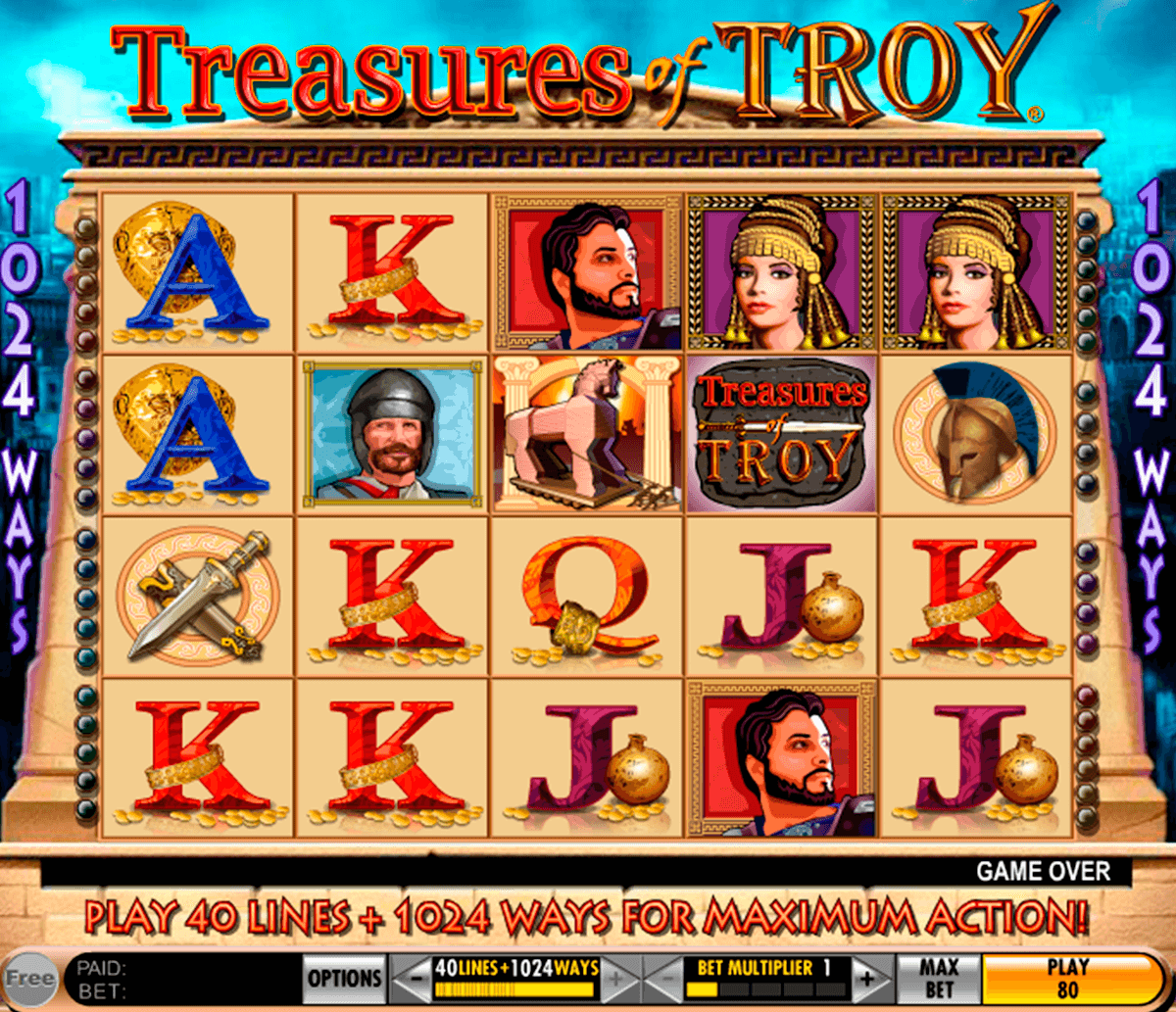 treasures of troy igt slot machine 