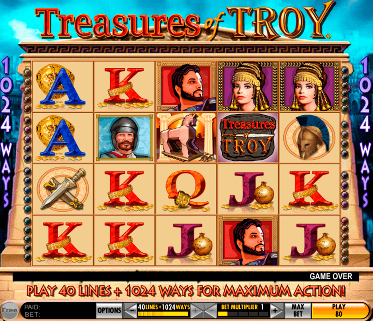 Treasure of troy slot machine free play