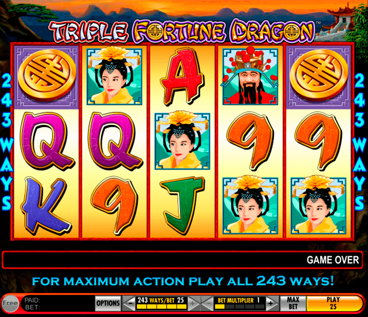 triple fortune dragon igt slot machine