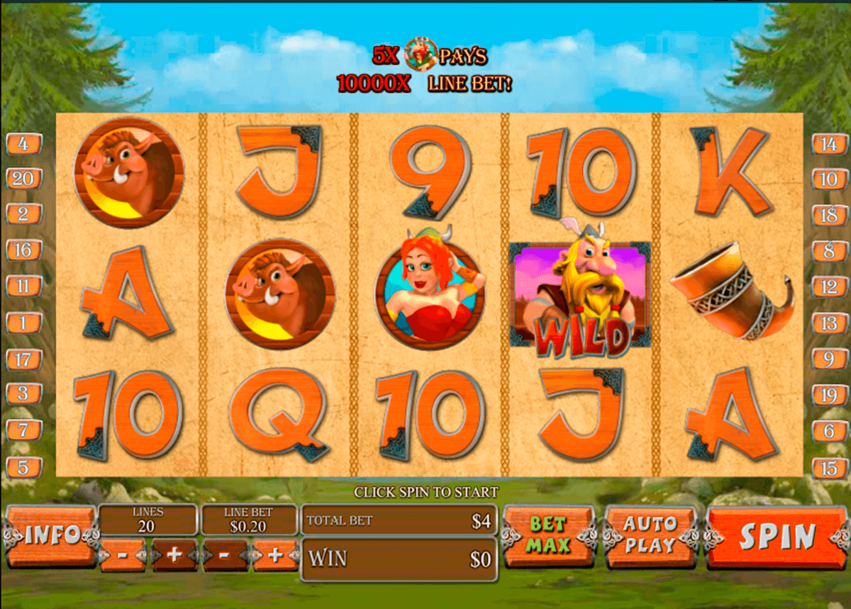 vikingmania playtech slot machine