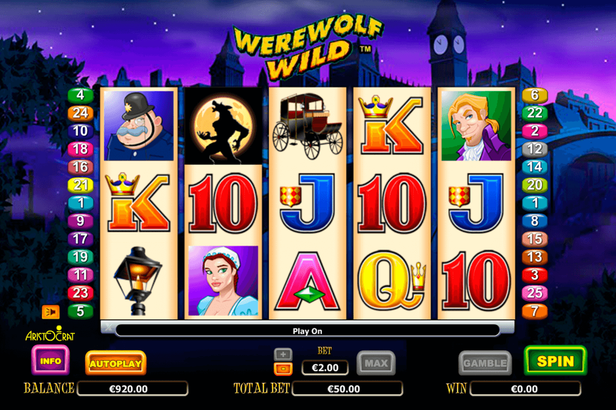 werewolf wild aristocrat slot machine 