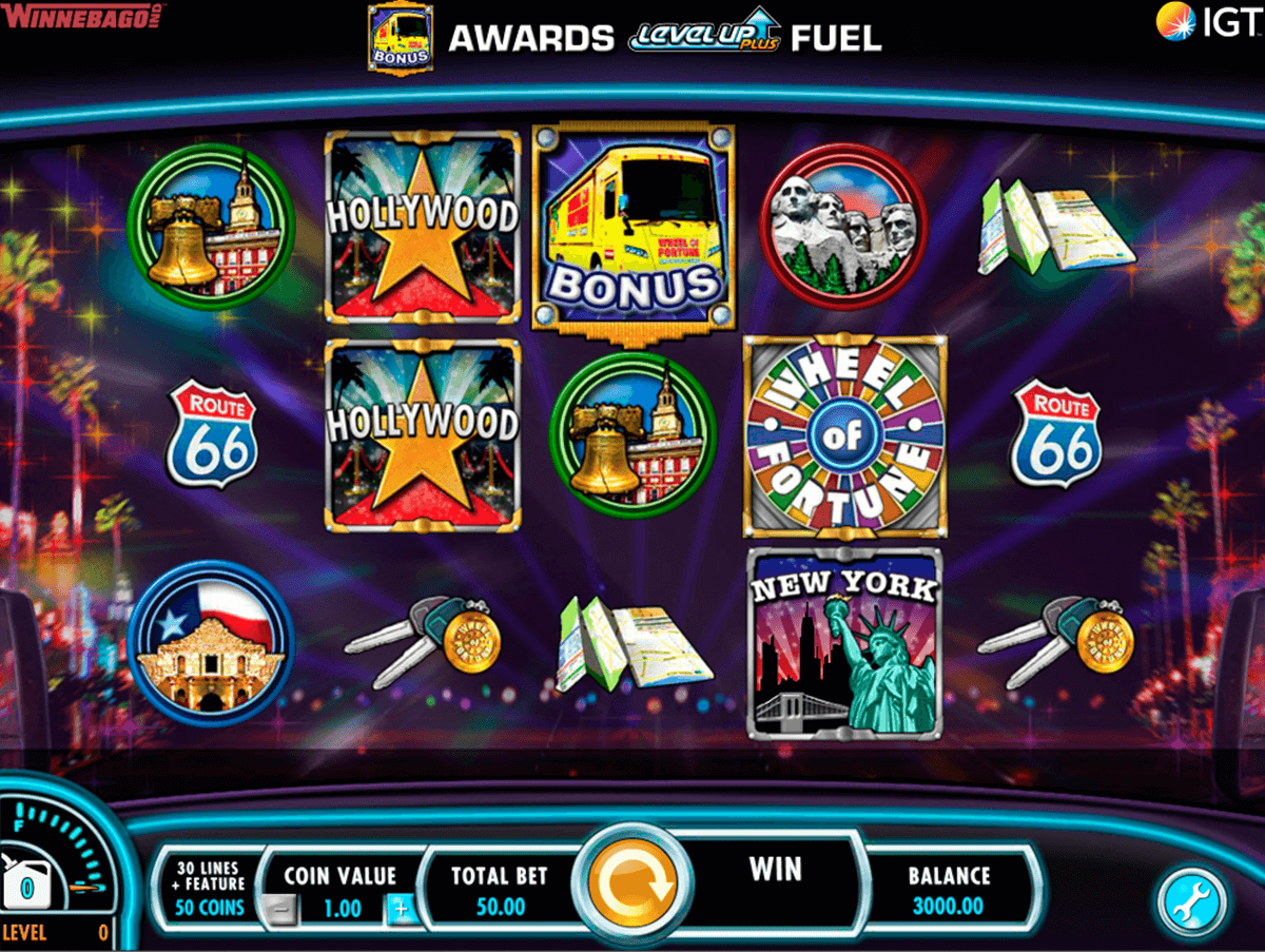 wheel of fortune on tour igt slot machine 