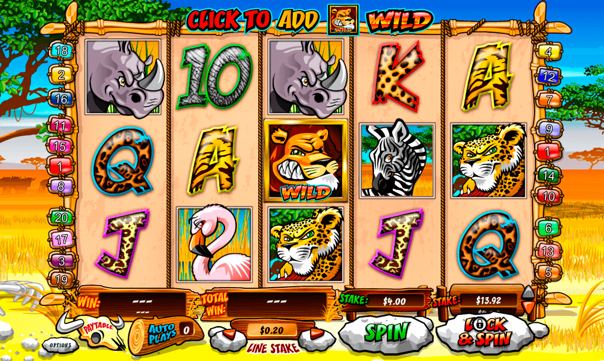 wild gambler playtech slot machine