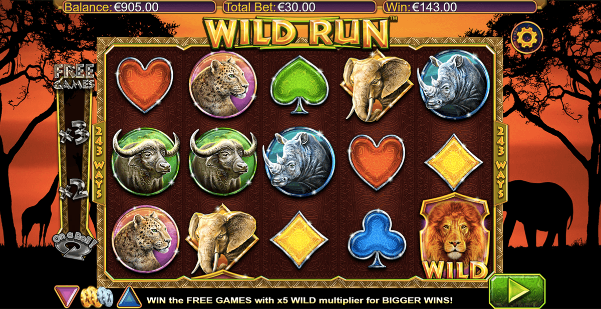 wild run nextgen gaming slot machine