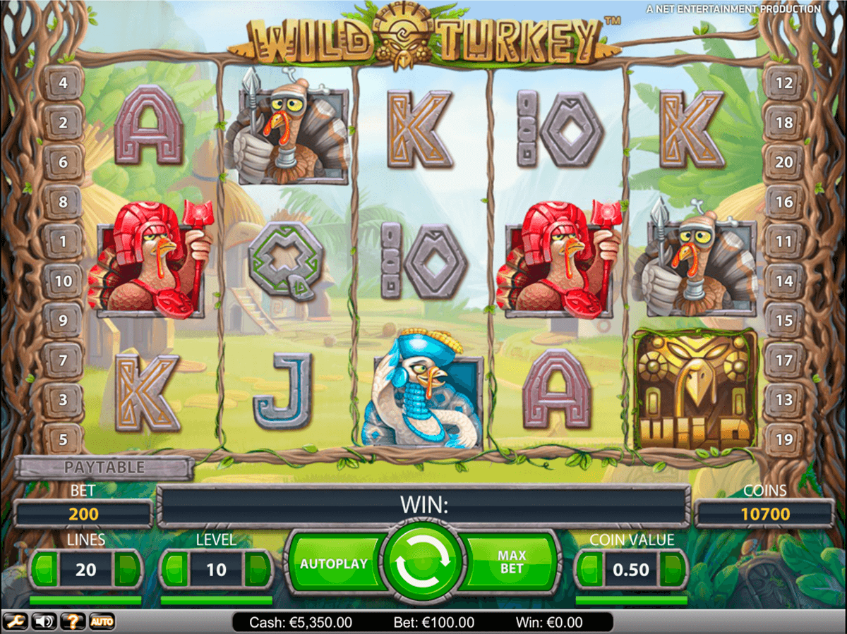 wild turkey netent slot machine
