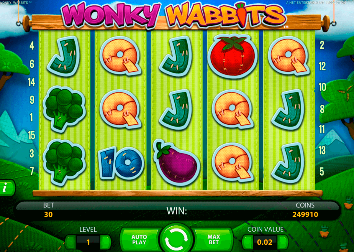 wonky wabbits netent slot machine